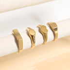 Southern Charm Round Signet Ring: A112