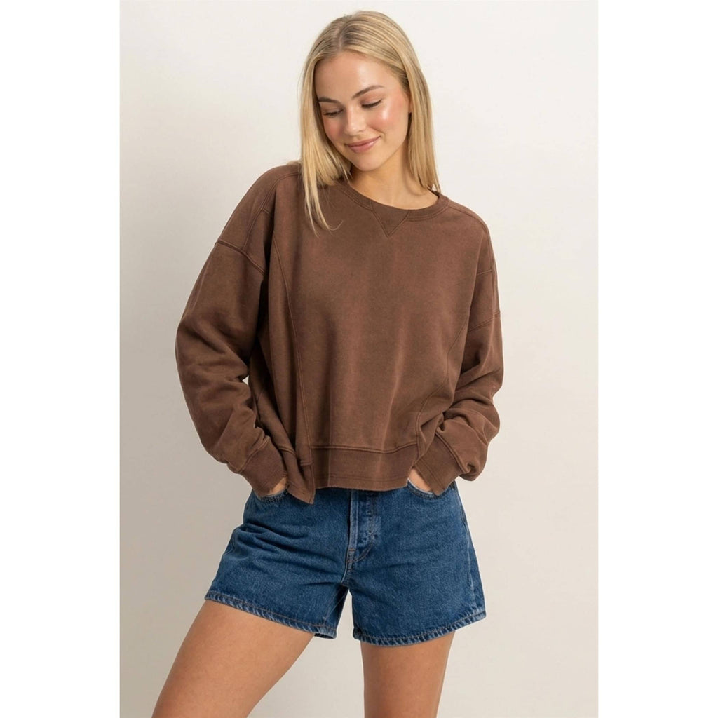 Acid Wash BROWN SET DOUBLE ZERO : DARK BROWN