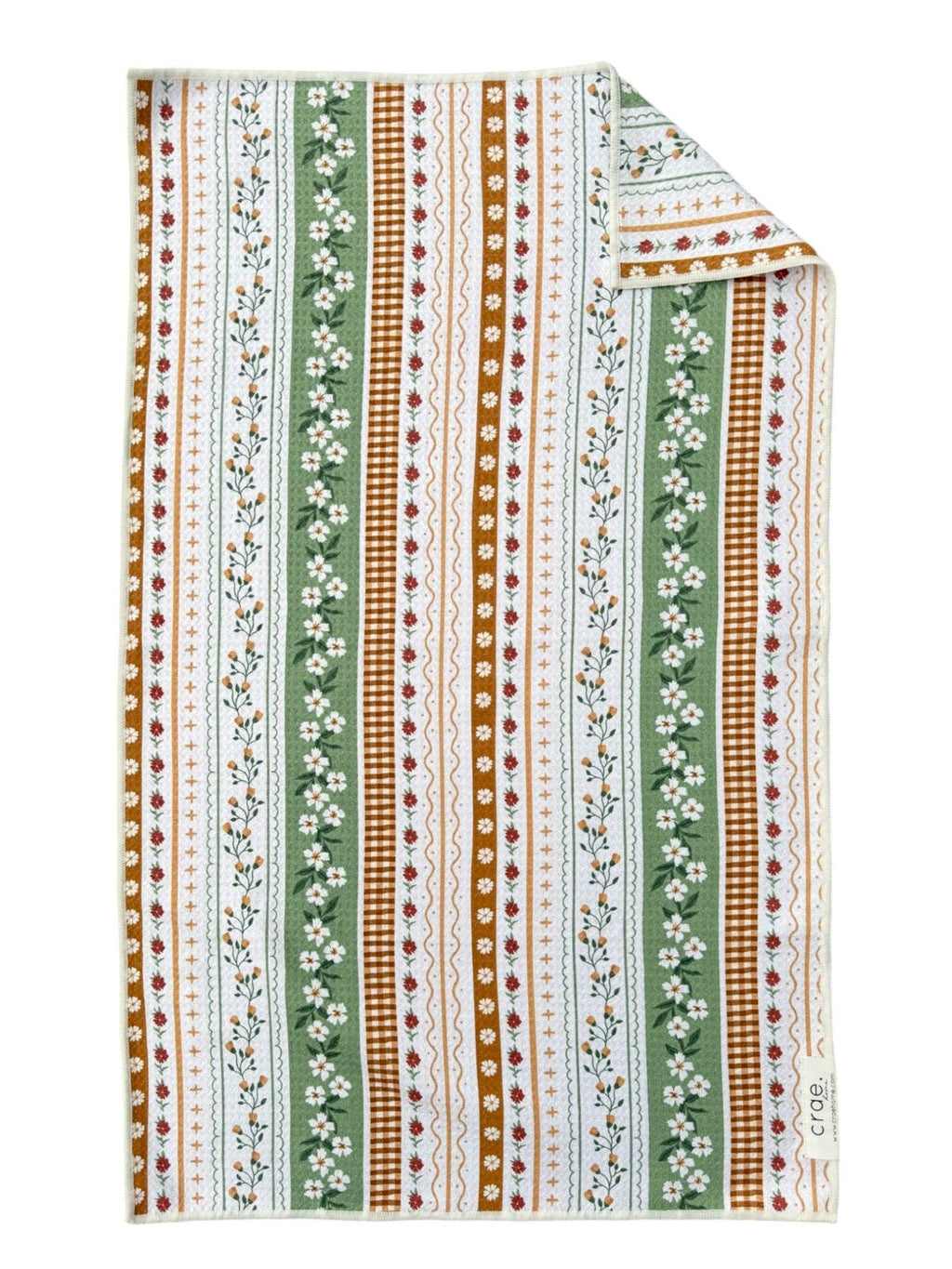 Erin: Double-Sided Hand Towel: Cream / Hand Towel (17 in x 27 in)