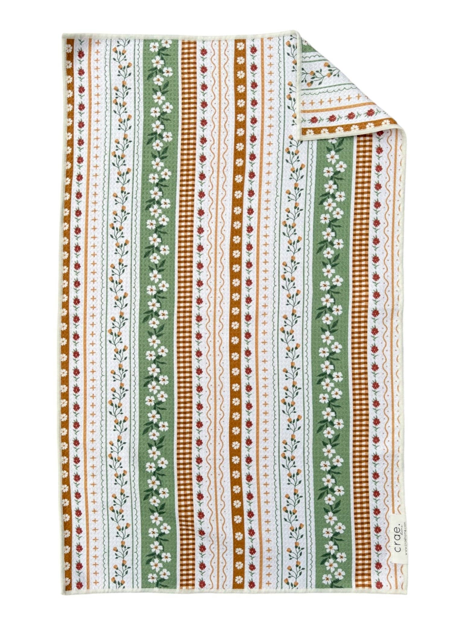 Erin: Double-Sided Hand Towel: Cream / Hand Towel (17 in x 27 in)