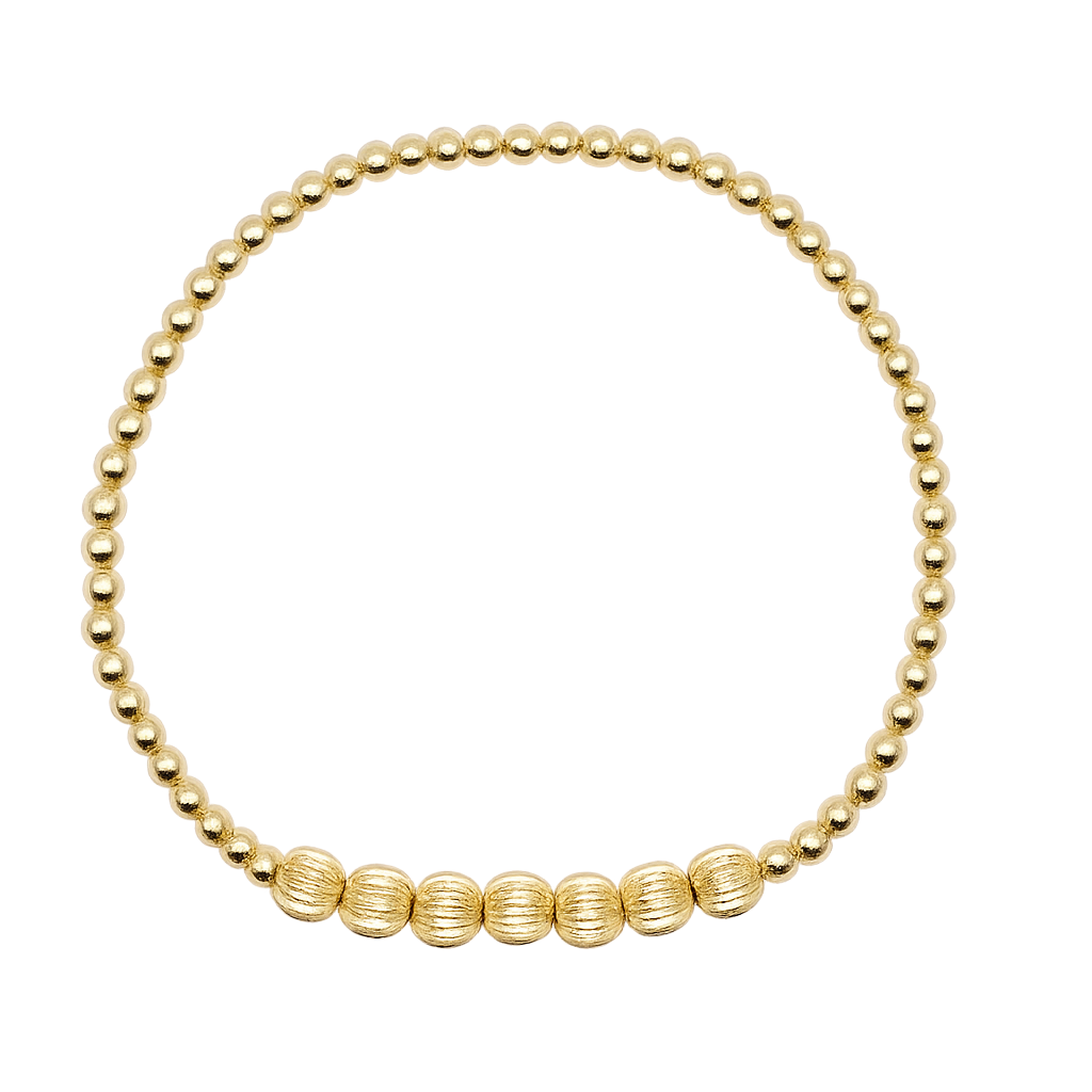 Lucky Fluted Bracelet - S108