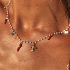 Red Hot Summer Necklace - N27