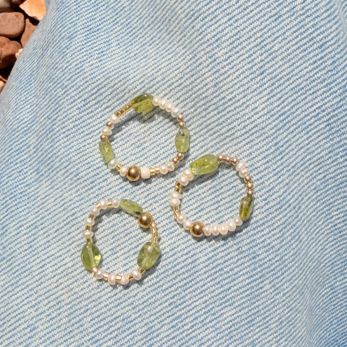 Golden Evergreen Ring  - B34