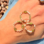 Golden Evergreen Ring  - B34