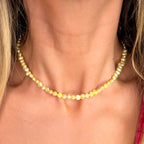 Lemon Drop Pearl Necklace - N184