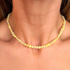 Lemon Drop Pearl Necklace - N184