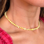 Lemon Drop Pearl Necklace - N184