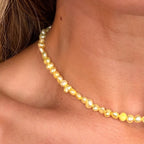 Lemon Drop Pearl Necklace - N184