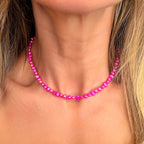 Watermelon Sugar Pearl Necklace - N185
