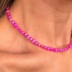 Watermelon Sugar Pearl Necklace - N185