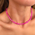 Watermelon Sugar Pearl Necklace - N185