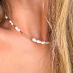 Blush Tide Pearl Necklace - N186