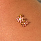 Blush Bloom Earrings: E77