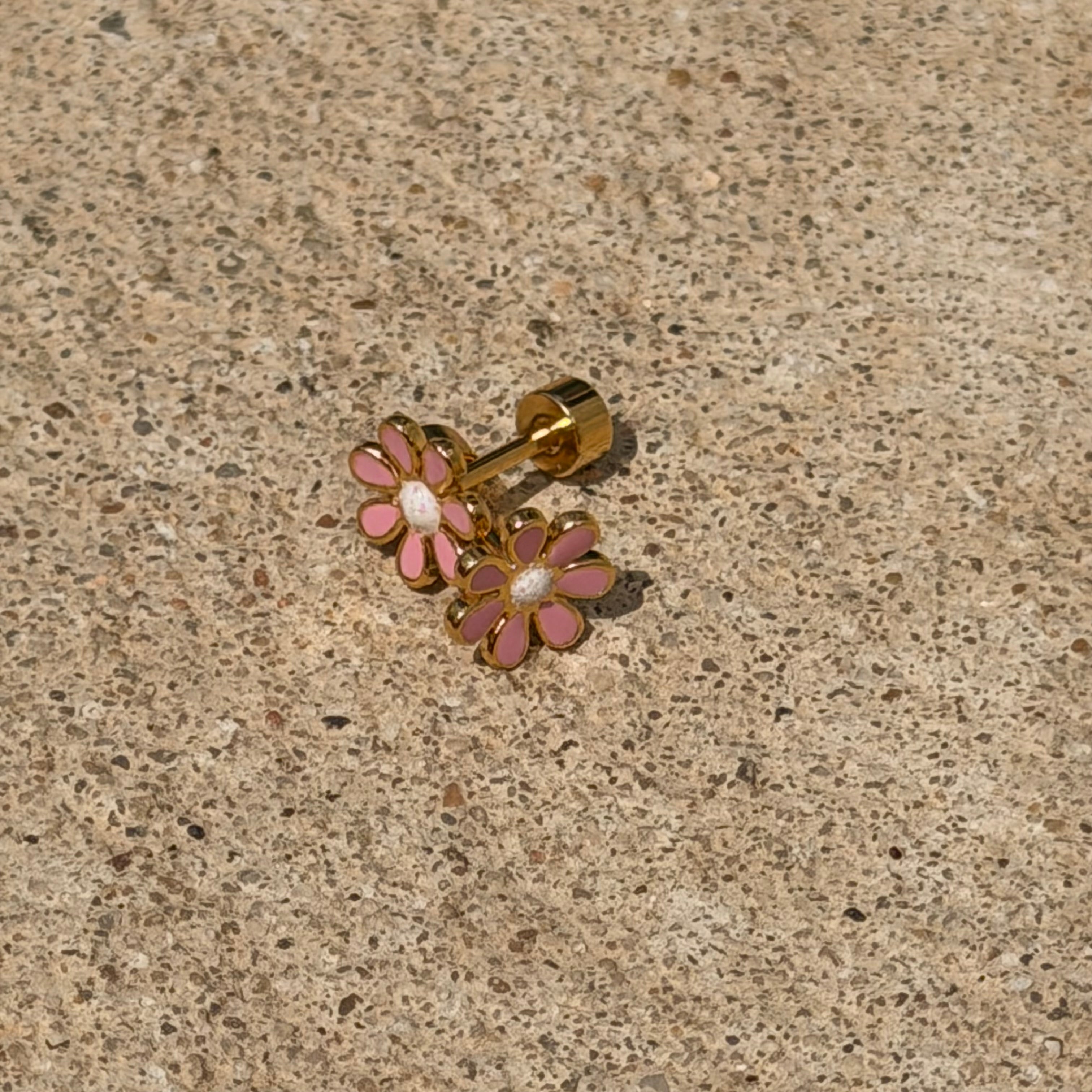 Blush Bloom Earrings: E77
