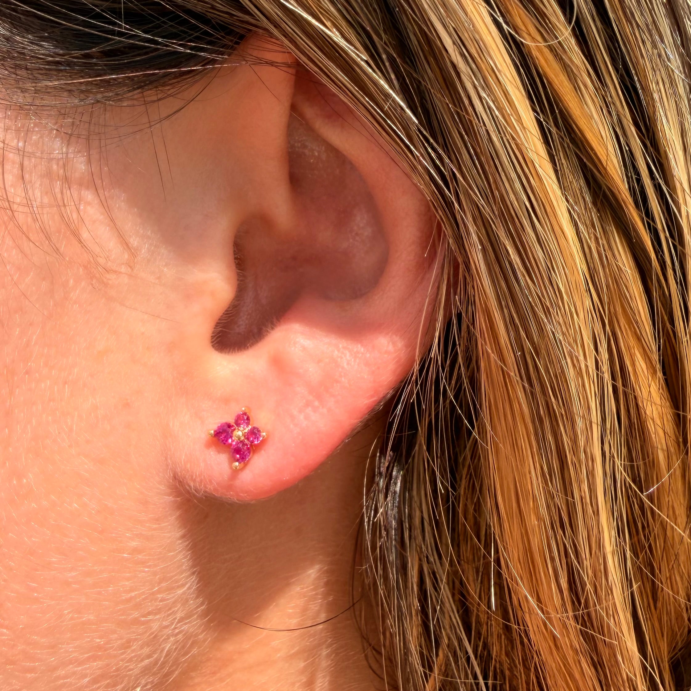 Pink Butterfly Kisses Earrings: E80
