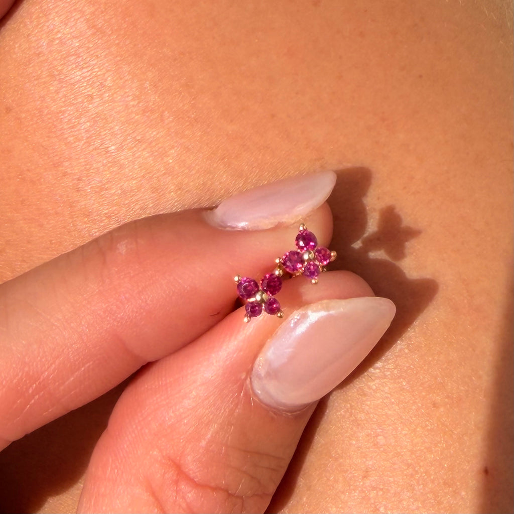 Pink Butterfly Kisses Earrings: E80