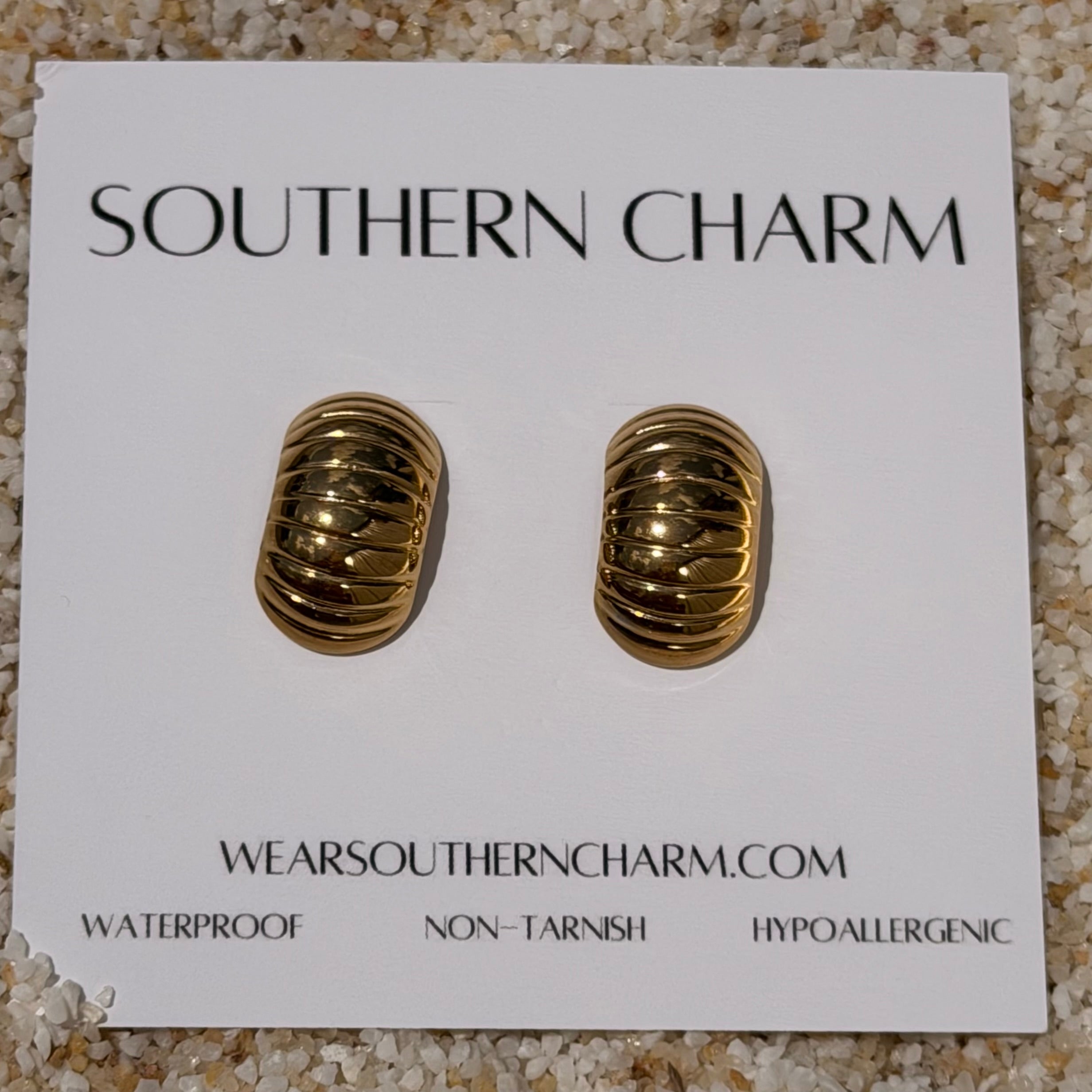 Shoreline Texture Earrings: E84