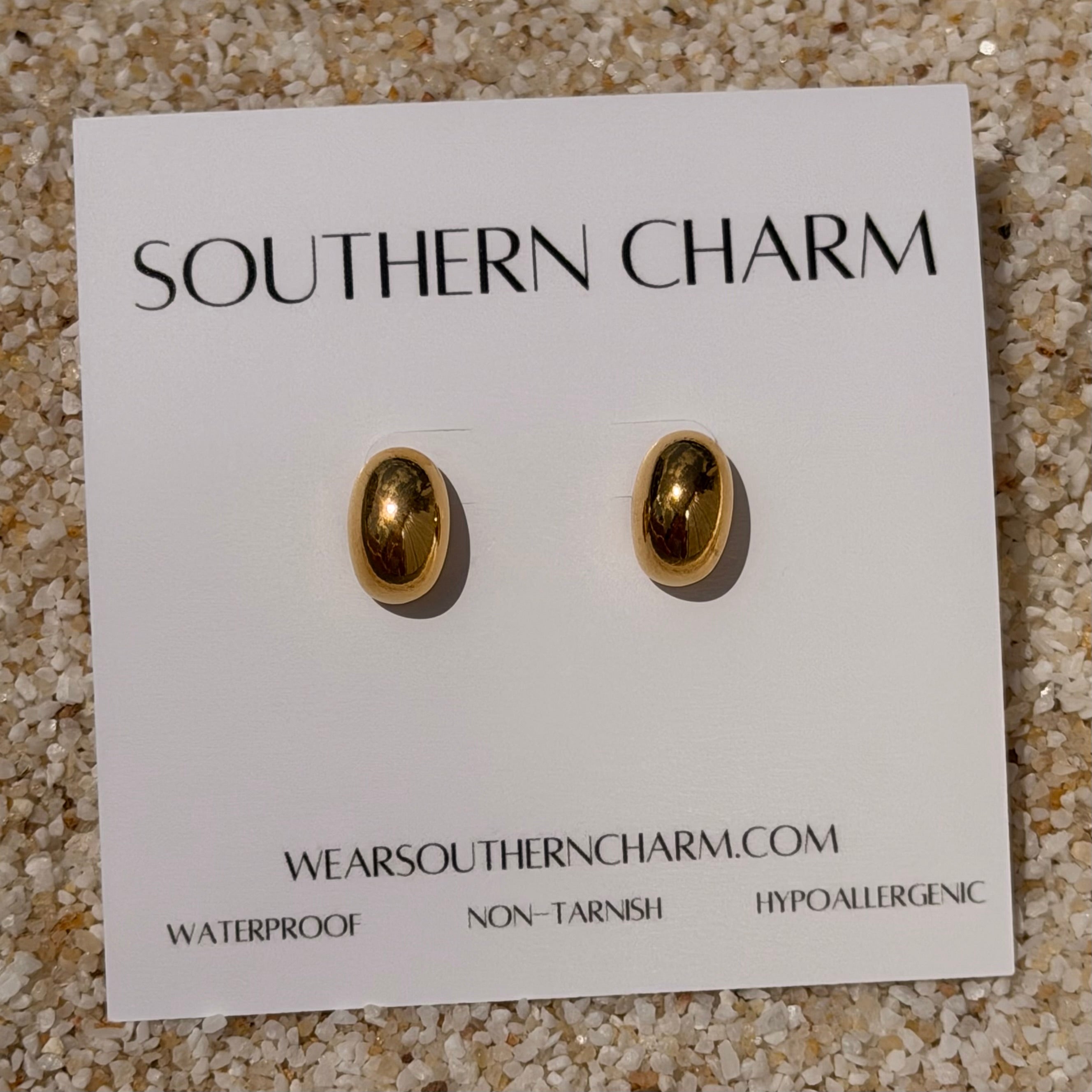 Everyday Glow Dome Stud Earrings: E83