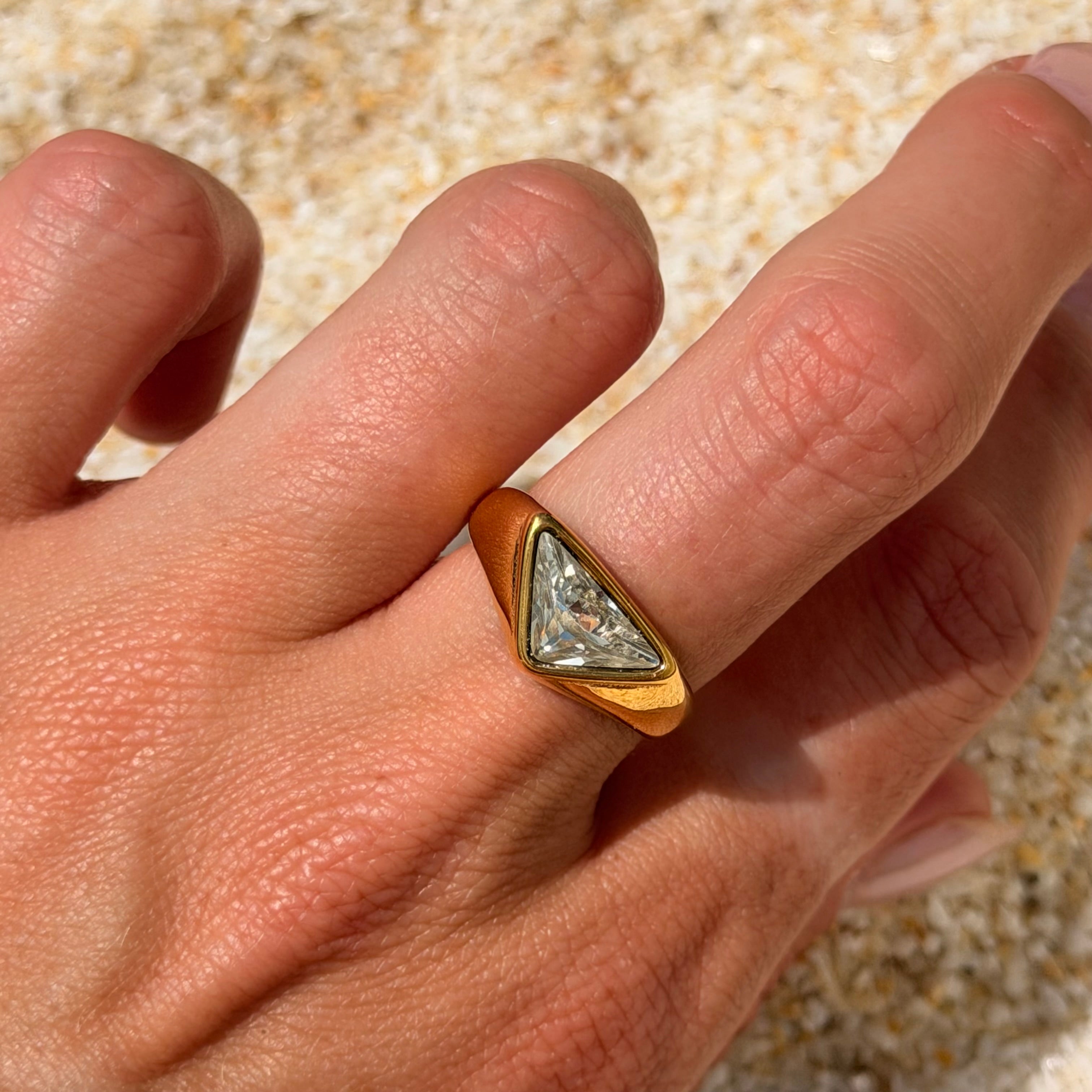 Golden Prism Ring - A94