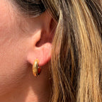 Golden Cutie Hoop Earrings: E87