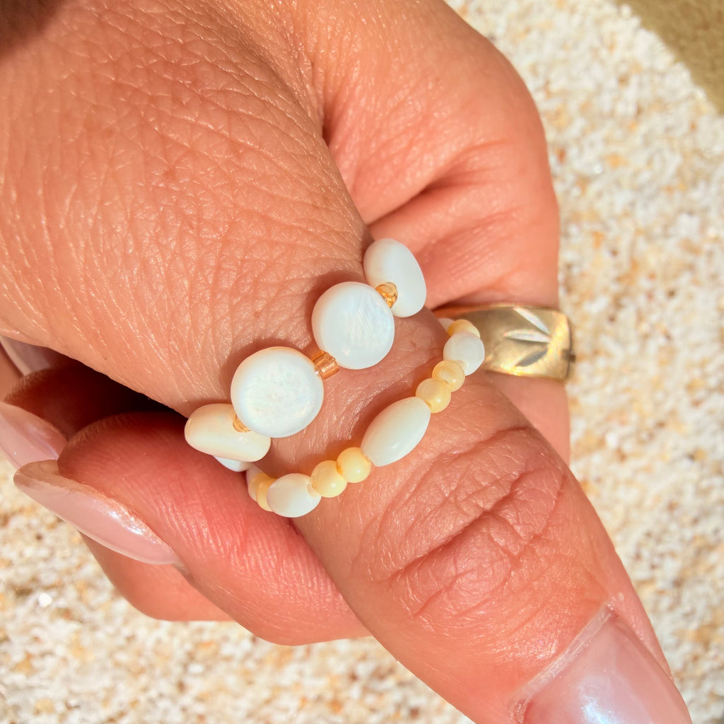 Lemon Drop Stretchy Ring - B28