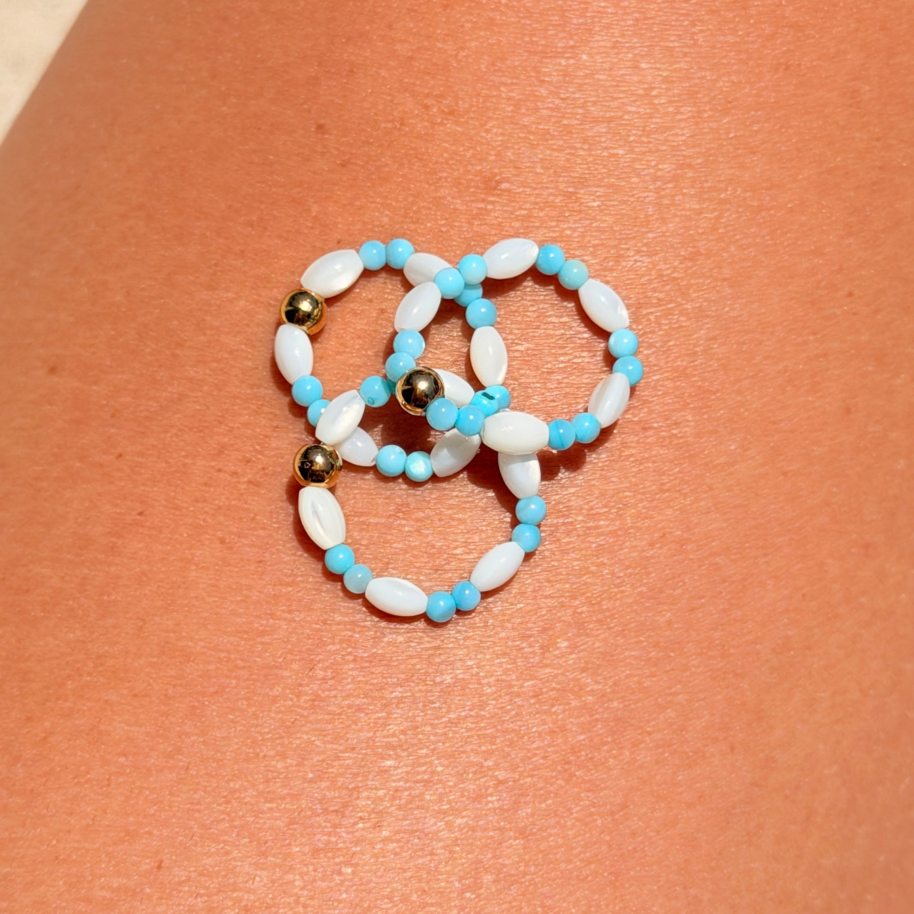 Ocean Breeze Stretchy Ring - B32
