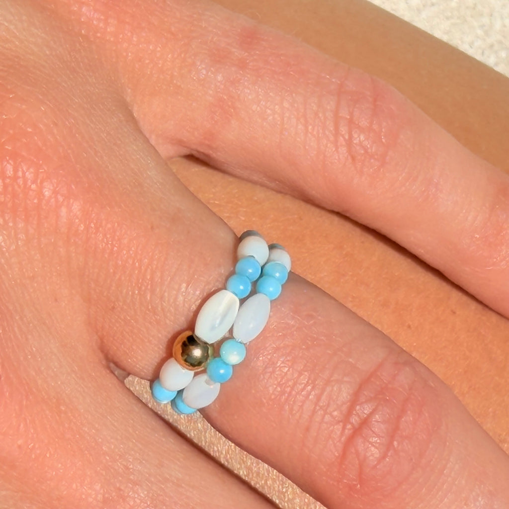 Ocean Breeze Stretchy Ring - B32