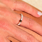 Freshwater Pearl Stretchy Ring - B33