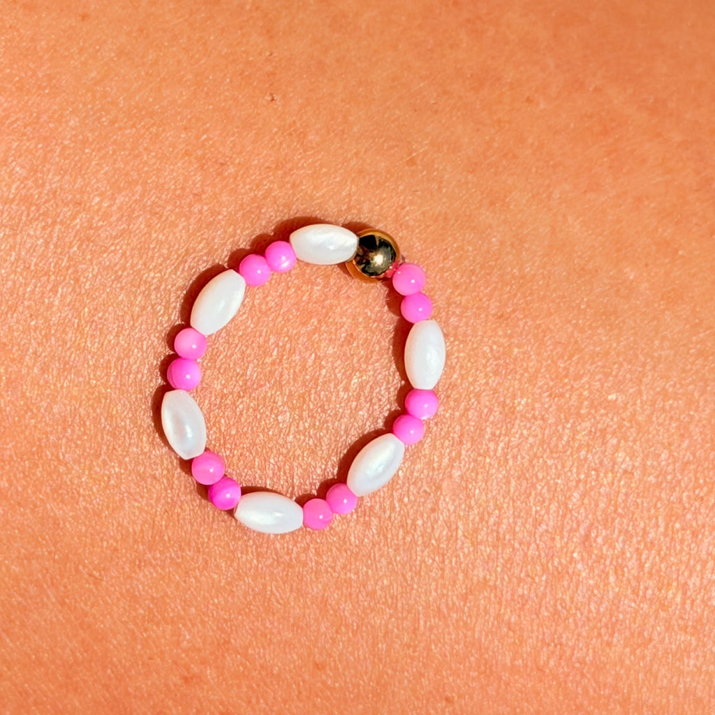 Pink Party Stretchy Ring - B30