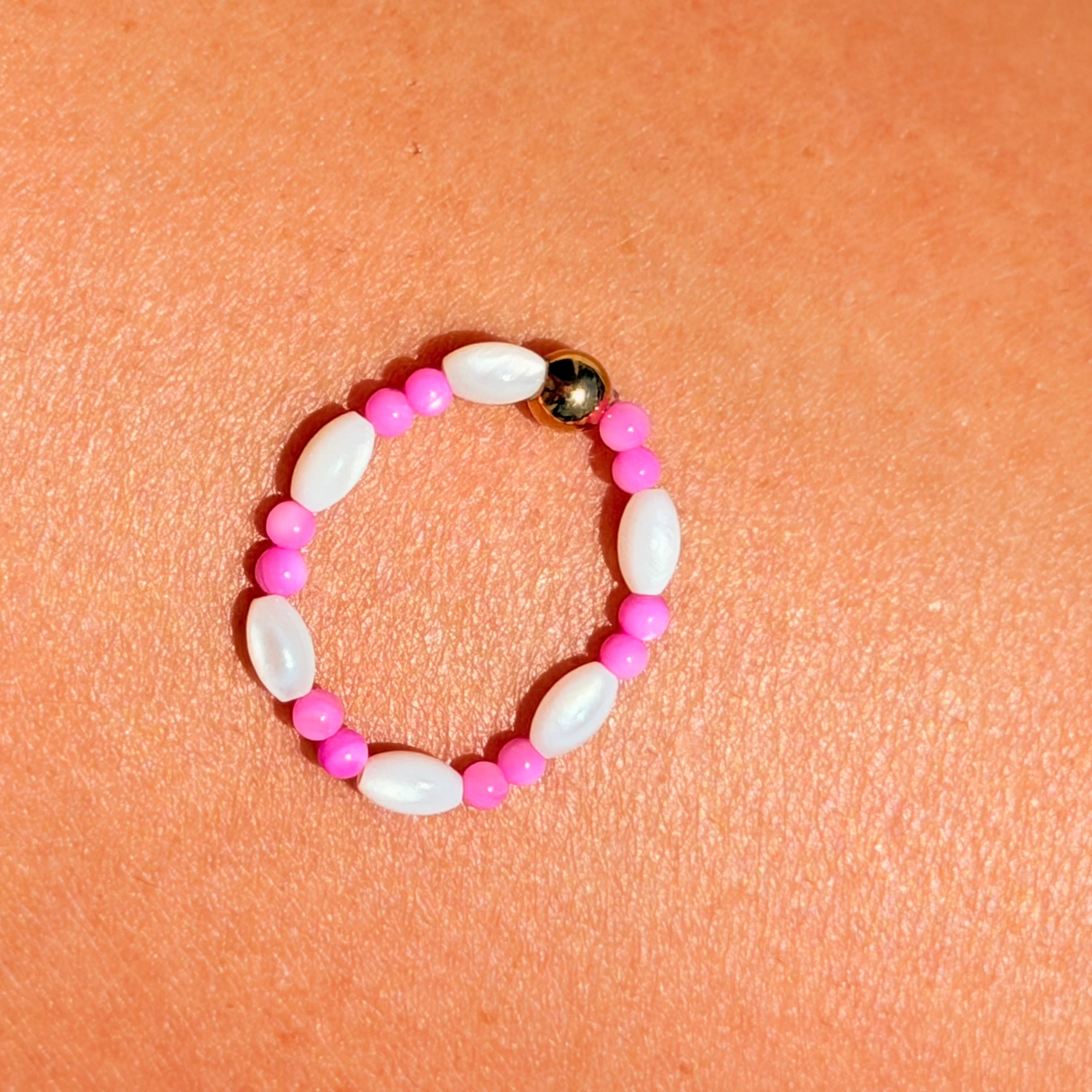 Pink Party Stretchy Ring - B30