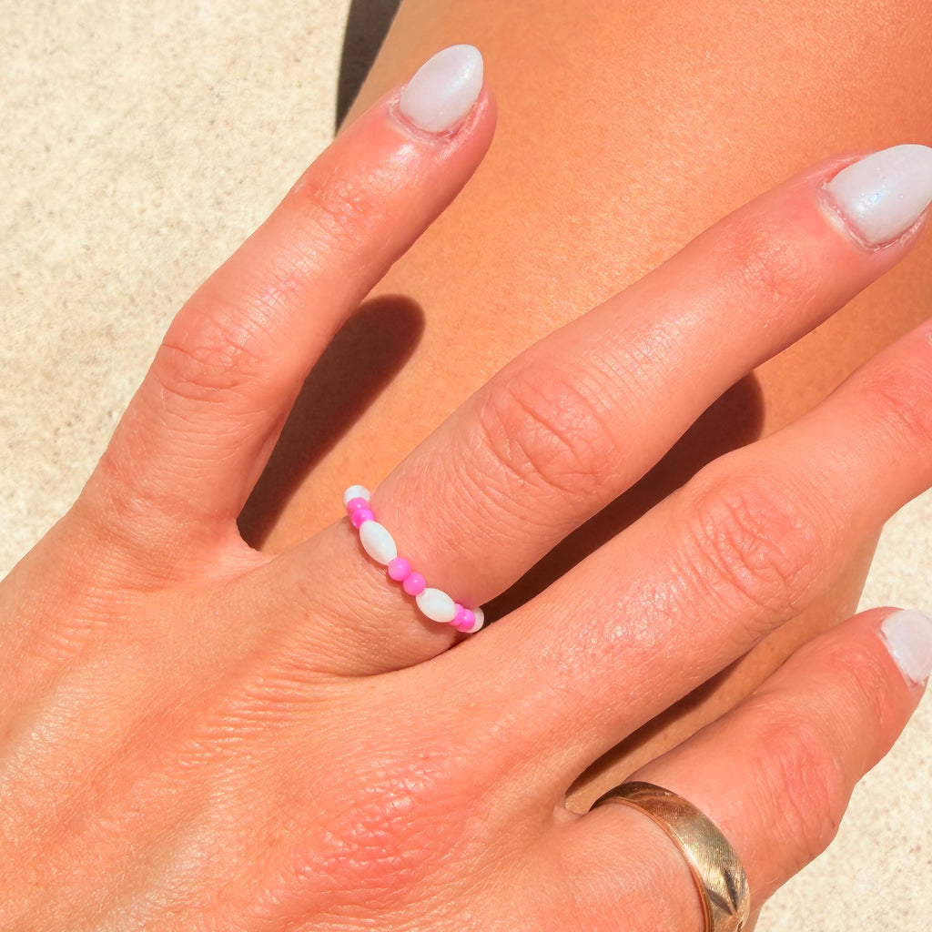 Pink Party Stretchy Ring - B30