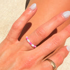Pink Party Stretchy Ring - B30