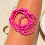 Watermelon Sugar Pearl Anklet - K30
