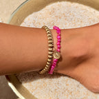 Watermelon Sugar Pearl Anklet - K30