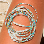 Ocean Confetti Anklet - K29