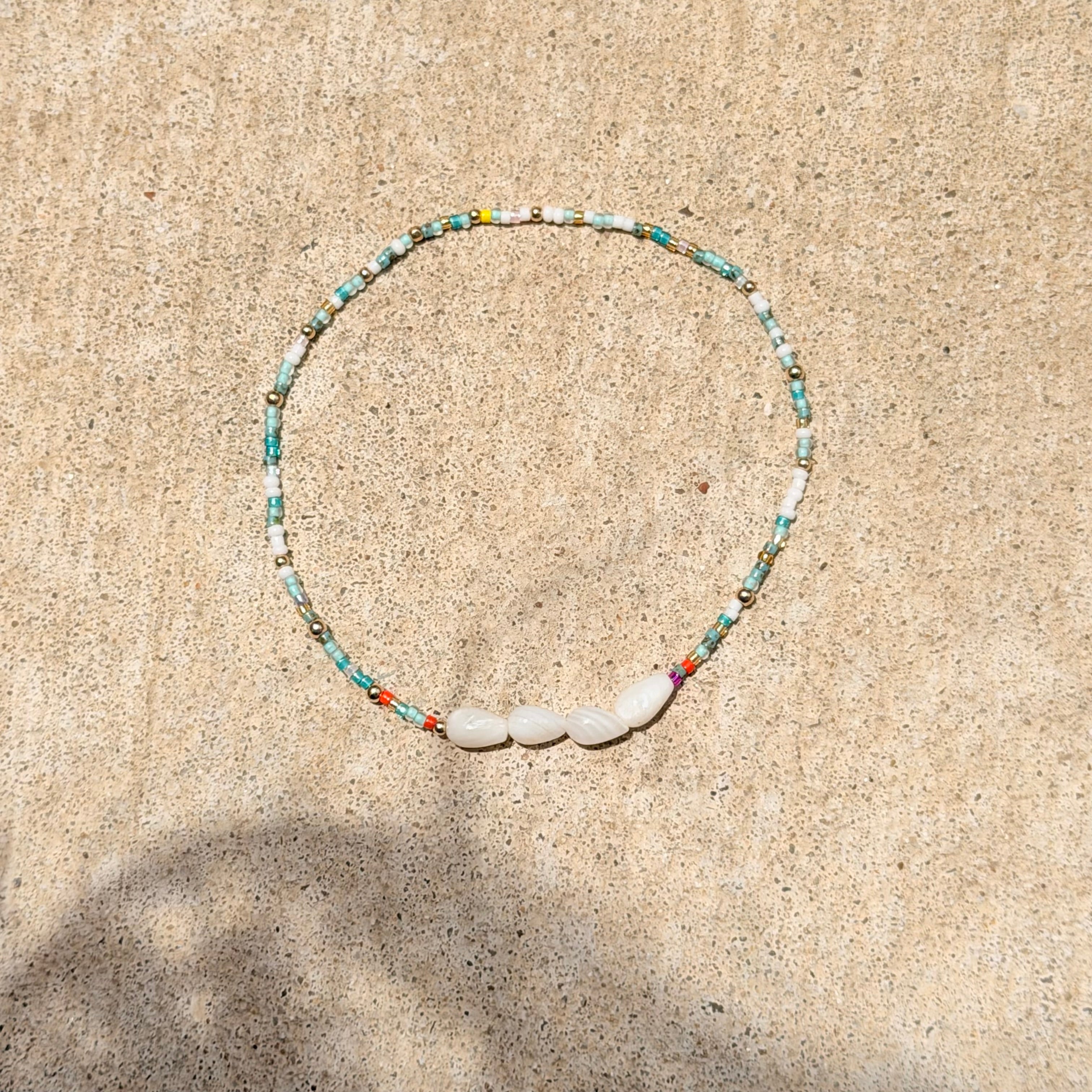 Ocean Confetti Anklet - K29