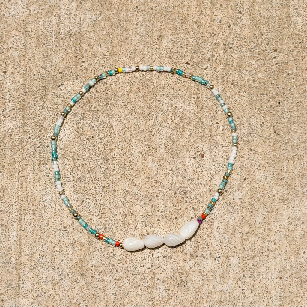 Ocean Confetti Anklet - K29