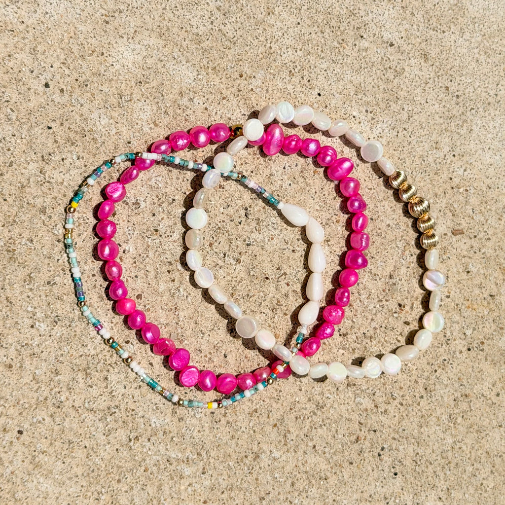 Ocean Confetti Anklet - K29