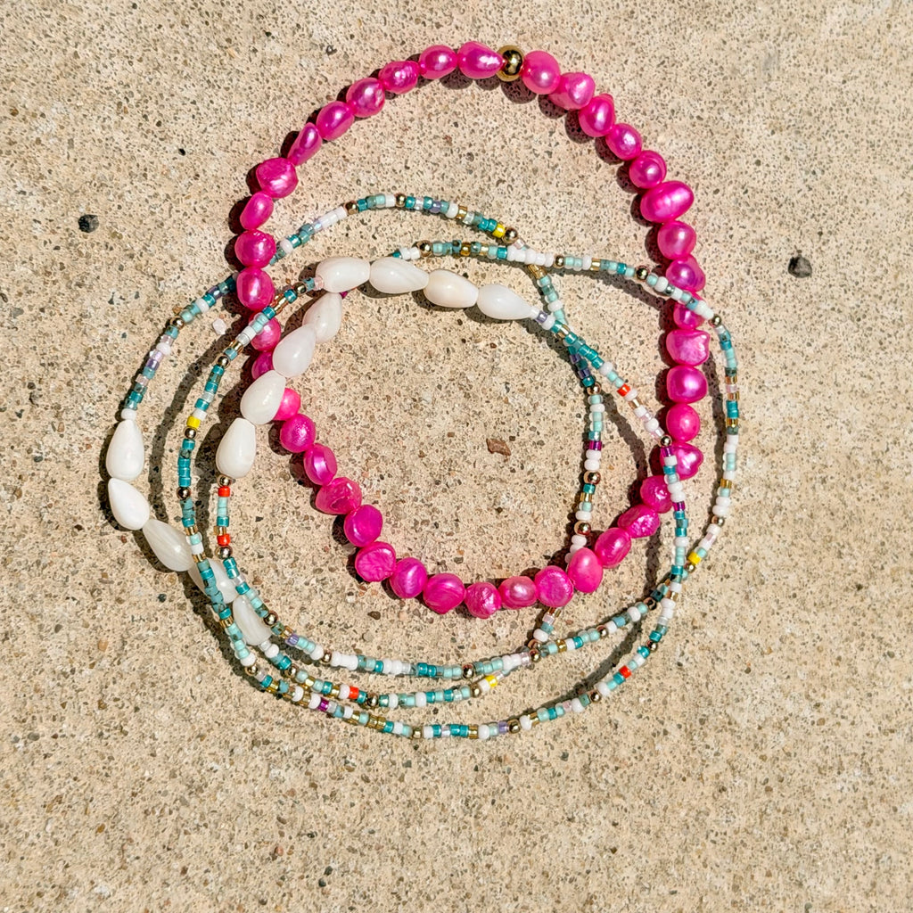 Ocean Confetti Anklet - K29