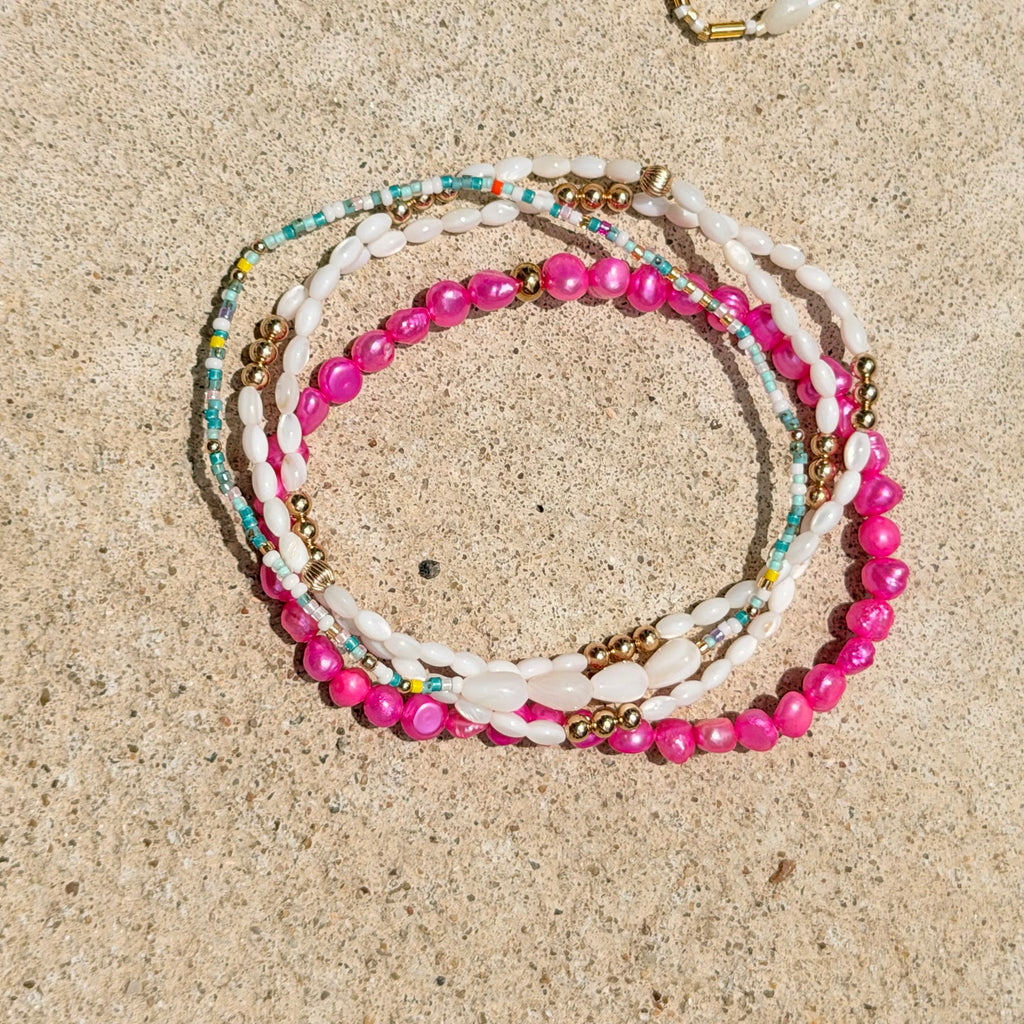 Ocean Confetti Anklet - K29