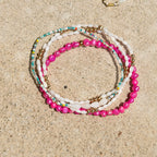Ocean Confetti Anklet - K29