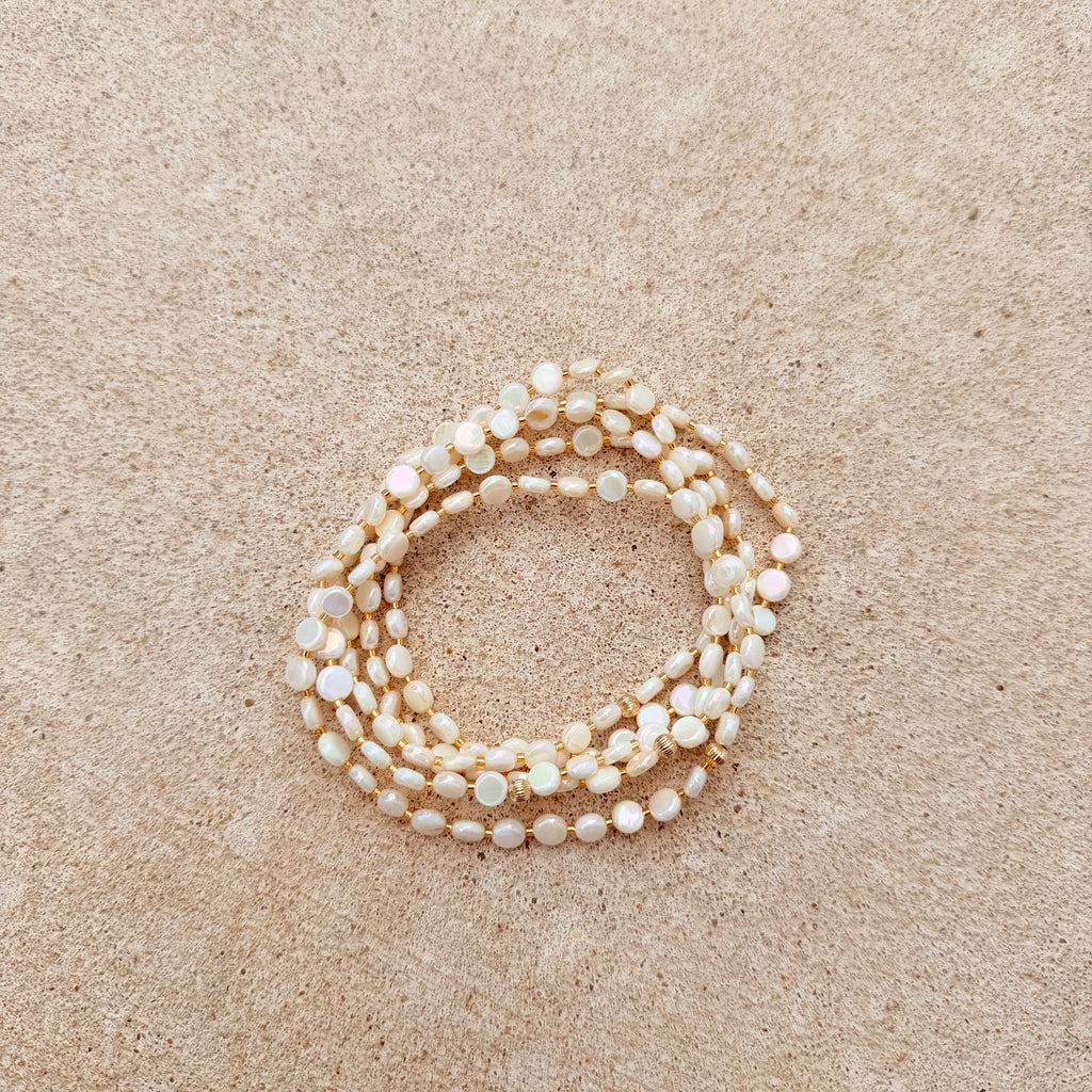 Mini Pearly Sunshine Anklet - K31