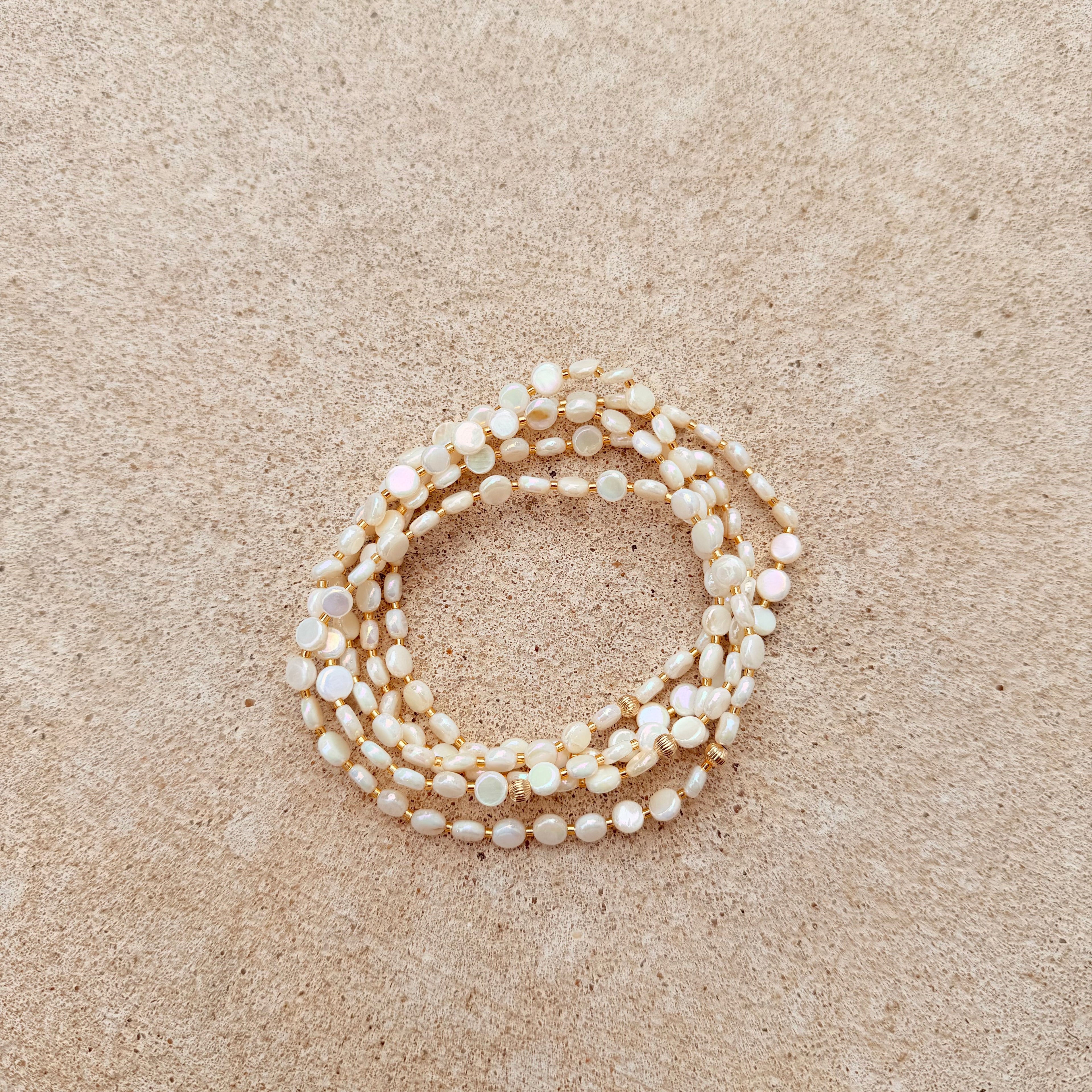 Mini Pearly Sunshine Anklet - K31