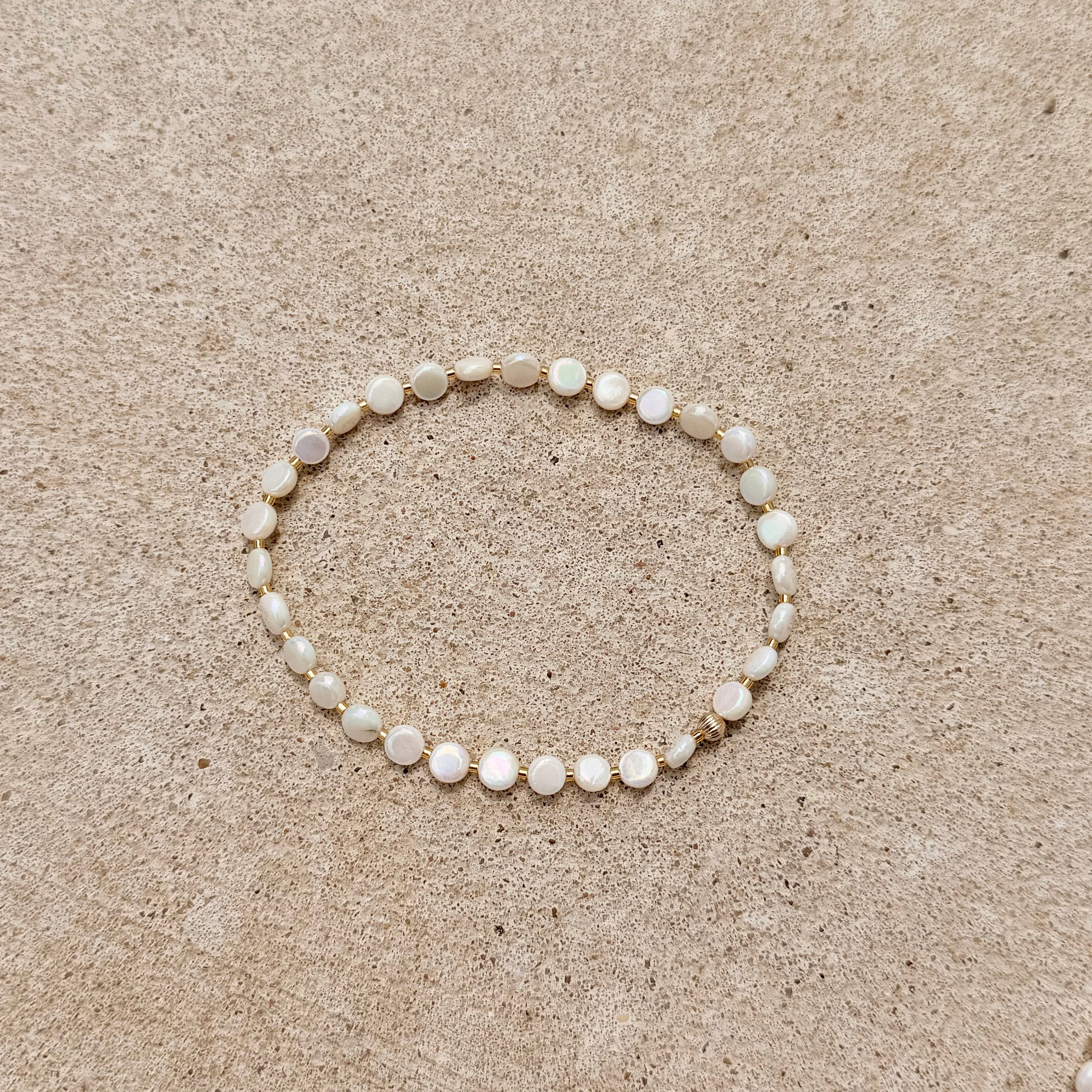 Mini Pearly Sunshine Anklet - K31