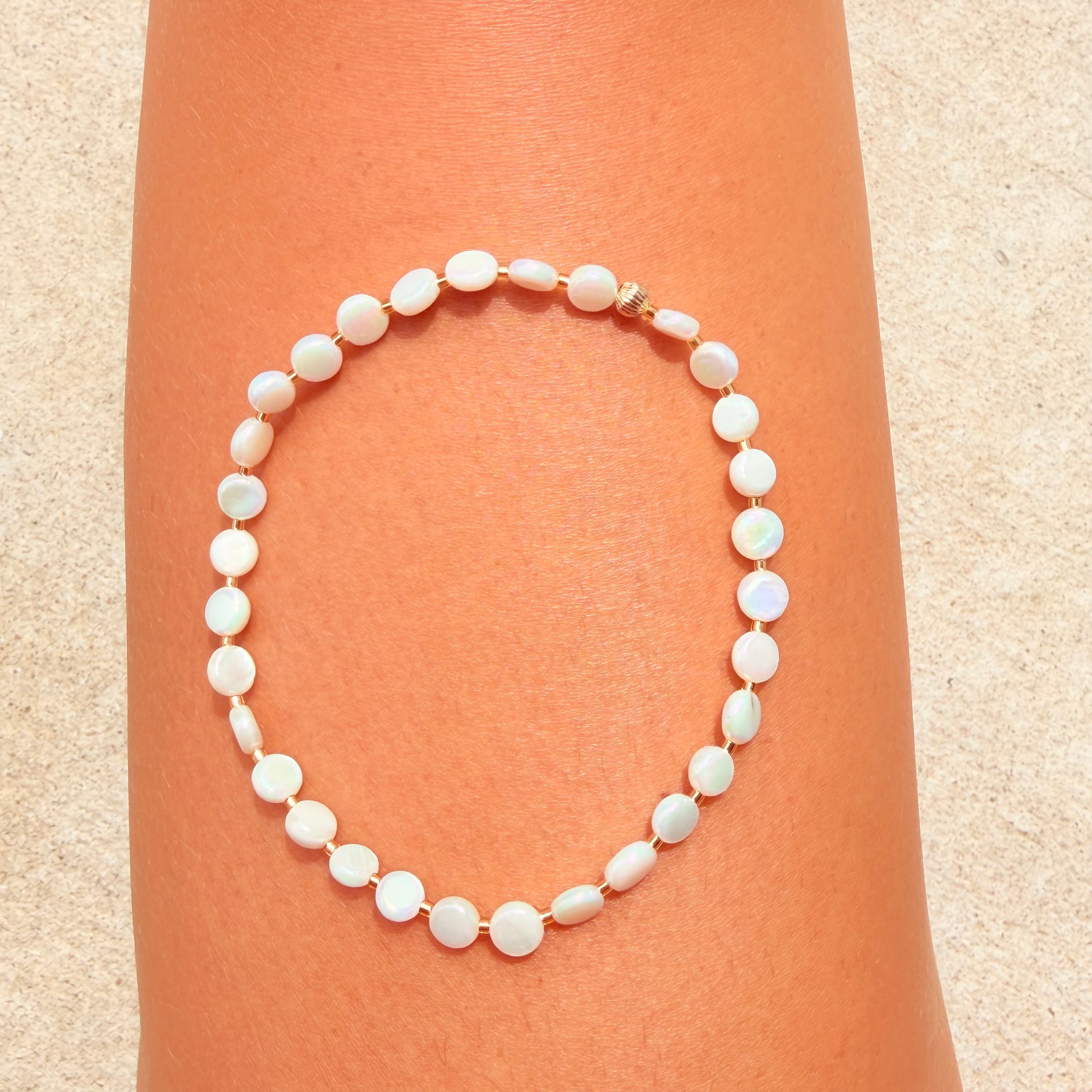 Mini Pearly Sunshine Anklet - K31