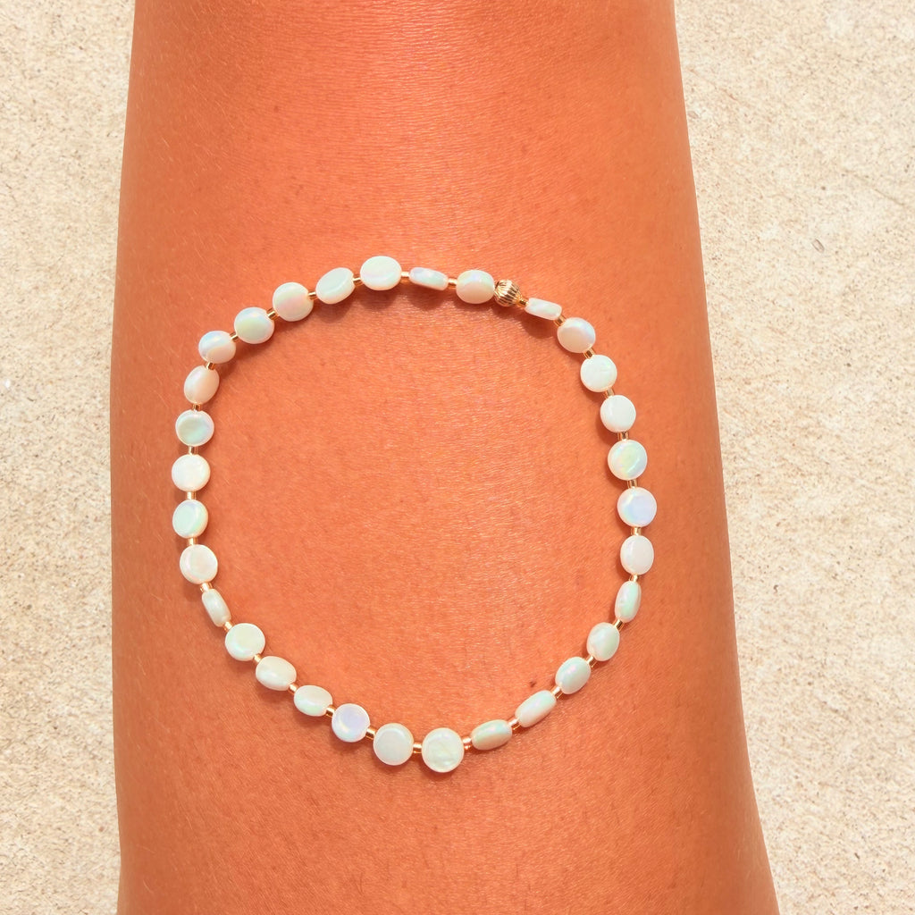 Mini Pearly Sunshine Anklet - K31