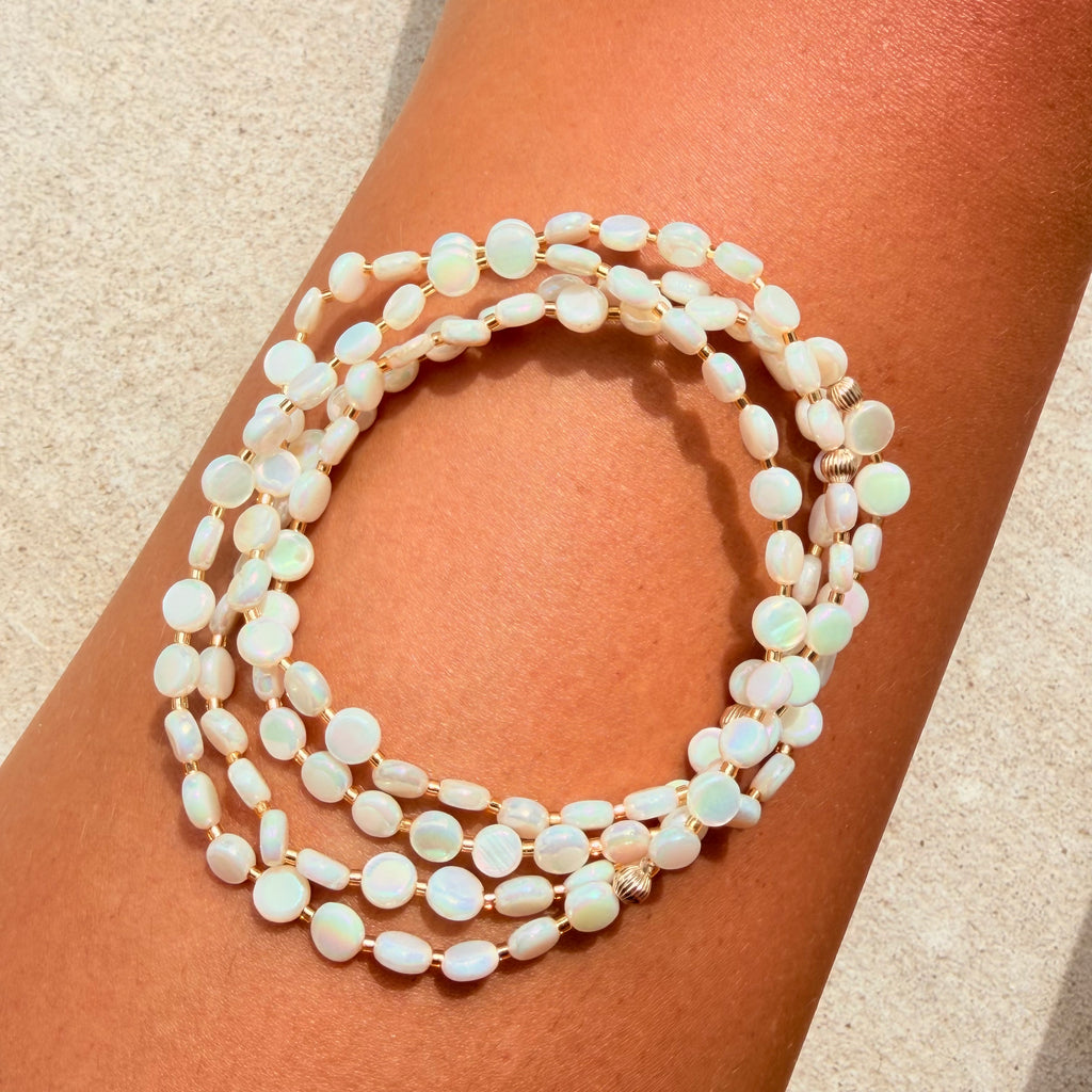 Mini Pearly Sunshine Anklet - K31
