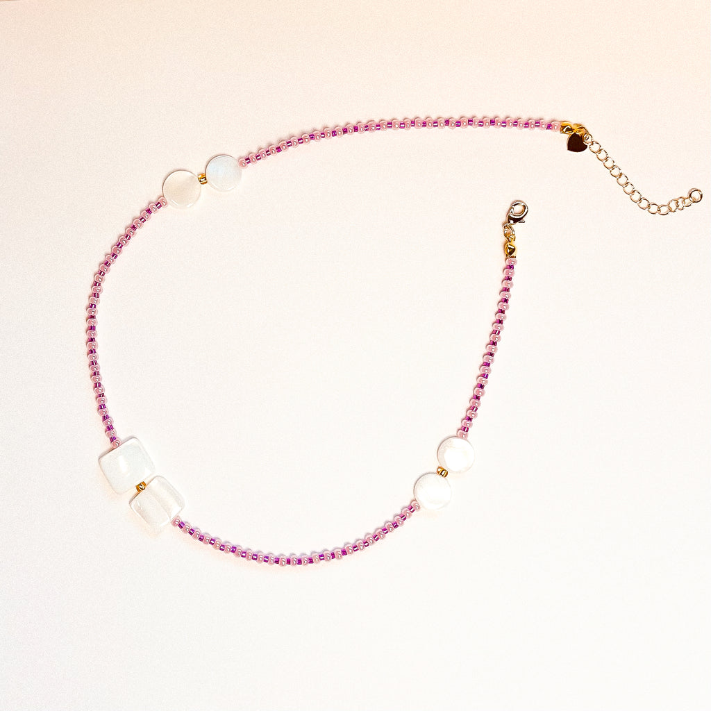 The Cotton Candy Coast Necklace - N162