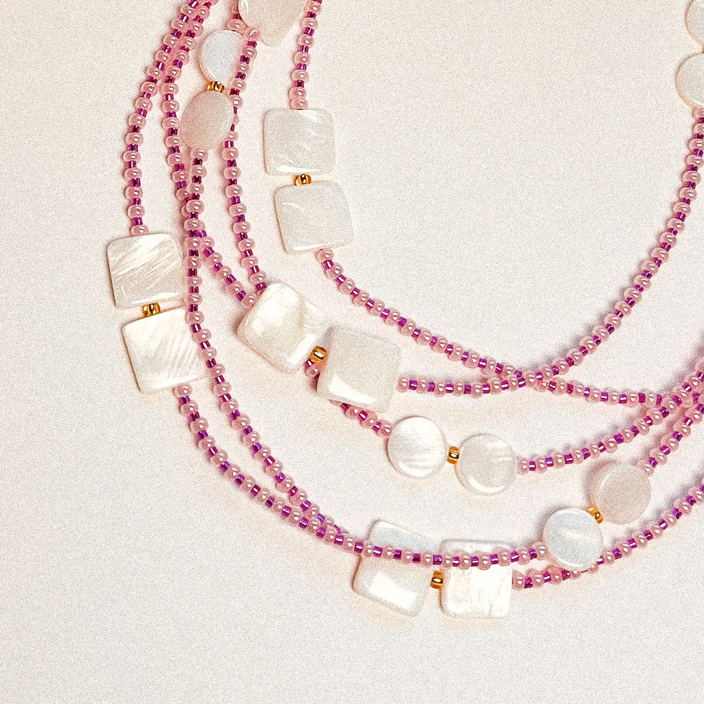 The Cotton Candy Coast Necklace - N162