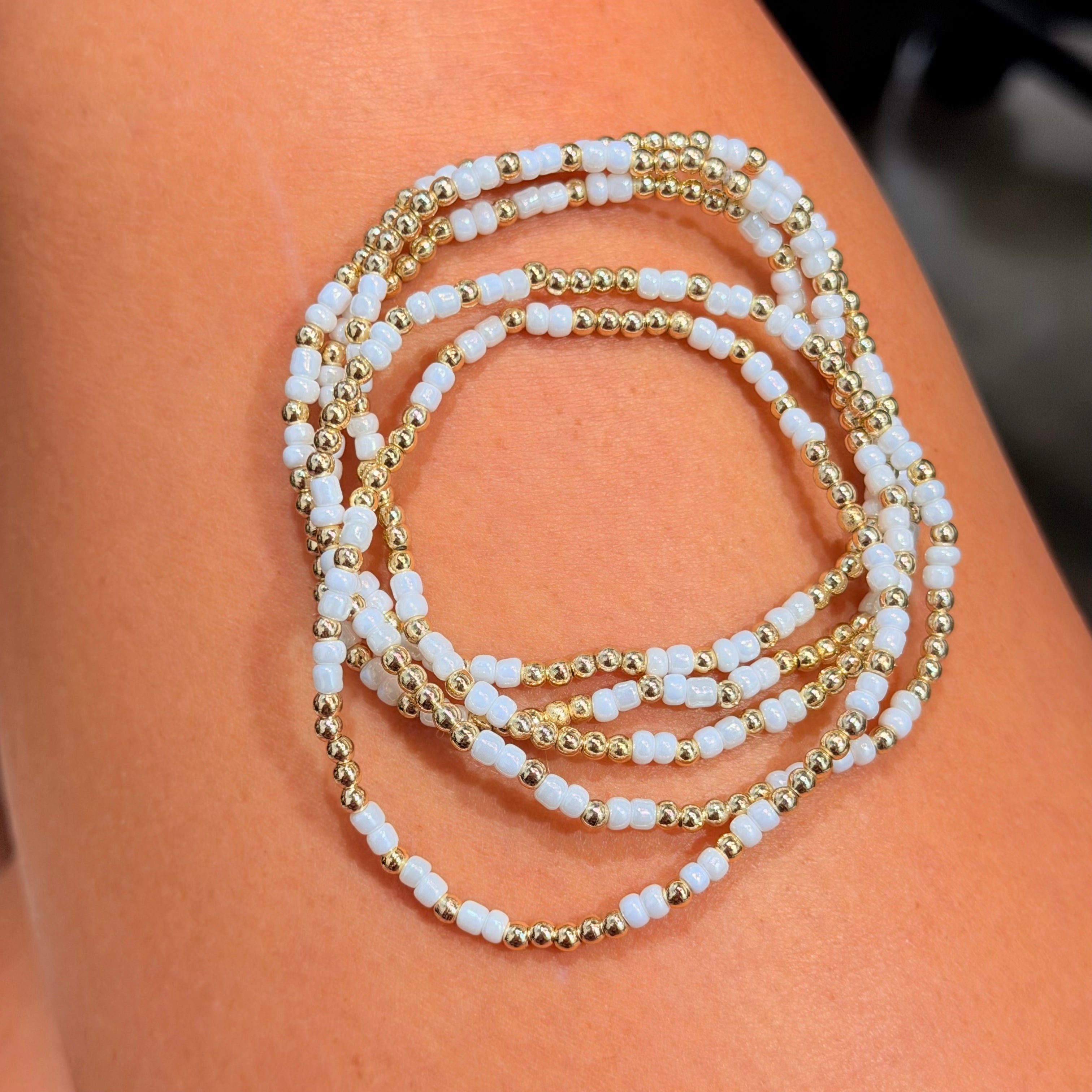 White Pop Colored Bracelet : S126